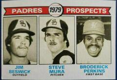 Padres Prospects [Beswick, Mura, Perkins] #725 Baseball Cards 1979 Topps Prices