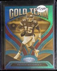 Patrick Mahomes II [Teal] #GT-2 Football Cards 2022 Panini Certified Gold Team Prices