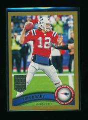 Tom Brady [Red Jersey Gold] Football Cards 2011 Topps Prices