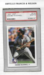Oddibe McDowell #112 Baseball Cards 1990 Leaf Prices