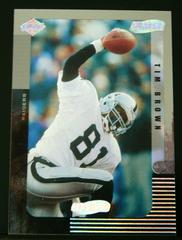Tim Brown [Galvanized] #90 Football Cards 1999 Collector's Edge Supreme Prices