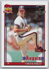 Chuck Finley #505 Baseball Cards 1991 Topps Desert Shield Prices
