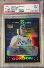Alex Gordon [Autograph Refractor] #345 Baseball Cards 2007 Topps Chrome Prices