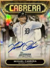Miguel Cabrera #SSA-MC Baseball Cards 2022 Bowman Sterling Signage Autographs Prices