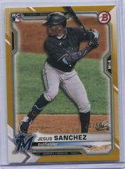Jesus Sanchez [Gold] Baseball Cards 2021 Bowman Prices