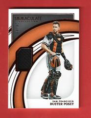 Buster Posey [Red] #6 Baseball Cards 2022 Panini Immaculate Prices