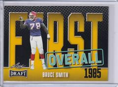 Bruce Smith [Gold] #5 Football Cards 2023 Leaf Draft Prices