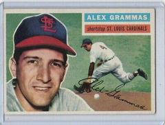 Alex Grammas [Gray Back] #37 Baseball Cards 1956 Topps Prices