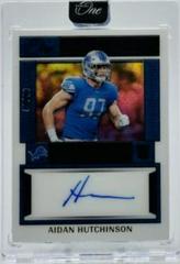 Aidan Hutchinson [Day Autograph] #102 Football Cards 2022 Panini One Prices