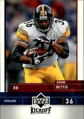 Jerome Bettis Football Cards 2005 Upper Deck Kickoff Prices