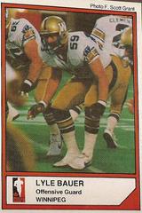 Lyle Bauer #111 Football Cards 1984 Jogo CFL Prices