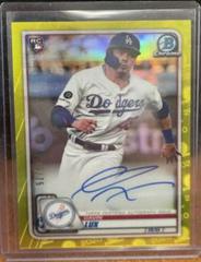 Gavin Lux [Refractor] Baseball Cards 2020 Bowman Chrome Rookie Autographs Prices