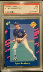 Ryne Sandberg #27 Baseball Cards 1990 Classic Prices