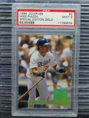 Mike Piazza #2 Baseball Cards 1994 Donruss Special Edition Gold Prices