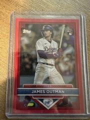 James Outman [Red] Baseball Cards 2023 Topps Flagship Collection Prices