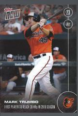 Mark Trumbo #23 Baseball Cards 2016 Topps Now Prices