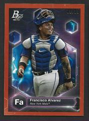 Francisco Alvarez [Orange] #PE-20 Baseball Cards 2022 Bowman Platinum Precious Elements Prices