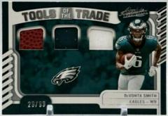 DeVonta Smith #TTT-19 Football Cards 2022 Panini Absolute Tools of the Trade Triple Prices