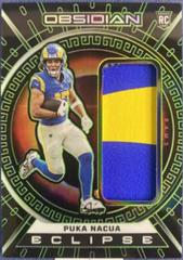 Puka Nacua [Green Electric Etch] #156 Football Cards 2023 Panini Obsidian Prices