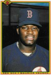 Maurice Vaughn #275 Baseball Cards 1990 Bowman Tiffany Prices