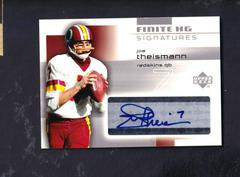 Joe Theismann Football Cards 2004 Upper Deck Finite Signatures Prices