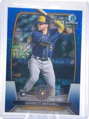 Garrett Mitchell [Blue] #3 Baseball Cards 2023 Bowman Chrome Prices