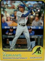 CJ Abrams [Chrome Gold Border] #501 Baseball Cards 2022 Topps Heritage Prices