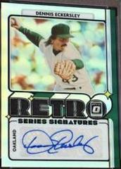 Dennis Eckersley [Holo] #RET-DE Baseball Cards 2021 Panini Donruss Optic Retro Signature Series Prices