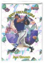 Jose Canseco [Atomic] #JC Baseball Cards 2018 Bowman's Best 1998 Performers Prices