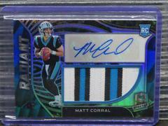 Matt Corral [Neon Splatter] #RAD-MCO Football Cards 2022 Panini Spectra Radiant Rookie Patch Signatures Prices