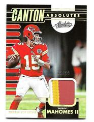Patrick Mahomes II [Gold] #CA-3 Football Cards 2023 Panini Absolute Canton Prices