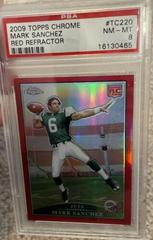 Mark Sanchez [Red Refractor] #TC220 Football Cards 2009 Topps Chrome Prices