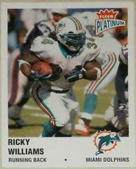 Ricky Williams [Finish] #80 Football Cards 2003 Fleer Platinum Prices