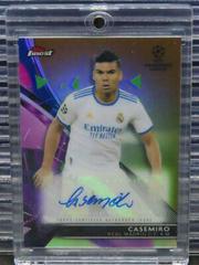 Casemiro [Gold] Soccer Cards 2021 Topps Finest UEFA Champions League Autographs Prices