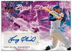 Tony Oliva [Red] #BS-TO Baseball Cards 2022 Panini Diamond Kings Brush Strokes Autograph Prices