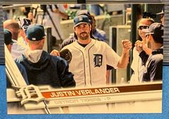 Justin Verlander [Fist Bump] #450 Baseball Cards 2017 Topps Prices