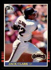 Jack Clark Baseball Cards 1985 Donruss Prices