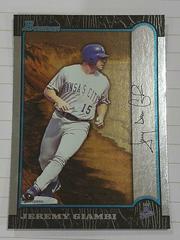 Jeremy Giambi #168 Baseball Cards 1999 Bowman International Prices