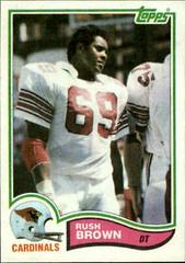 Rush Brown Football Cards 1982 Topps Prices