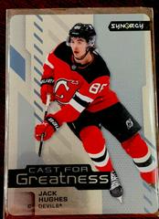 Jack Hughes Hockey Cards 2021 Upper Deck Synergy Cast for Greatness Prices