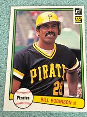 Bill Robinson #402 Baseball Cards 1982 Donruss Prices