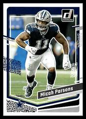 Micah Parsons Football Cards 2023 Panini Donruss Prices