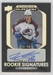 Alex Newhook Hockey Cards 2021 Upper Deck Ovation Standing Rookie Signatures Prices