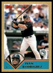Ivan Rodriguez [Gold] #T27 Baseball Cards 2003 Topps Traded Prices