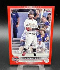 Kyle Schwarber [Red] #ASG-32 Baseball Cards 2022 Topps Update All Star Game Prices