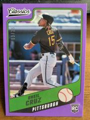 Oneil Cruz [Purple] #2 Baseball Cards 2022 Panini Chronicles Classics Prices
