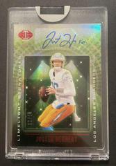 Justin Herbert [Red] #LS-JH Football Cards 2021 Panini Illusions Limelight Signatures Prices