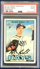 Blake Snell [Portrait] #705 Baseball Cards 2016 Topps Heritage Prices