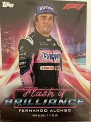 Fernando Alonso [] #FOB-FA Racing Cards 2022 Topps Formula 1 Flash of Brilliance Prices