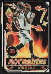 Ja'Marr Chase [Black] #HR-11 Football Cards 2022 Panini Phoenix Hot Routes Prices